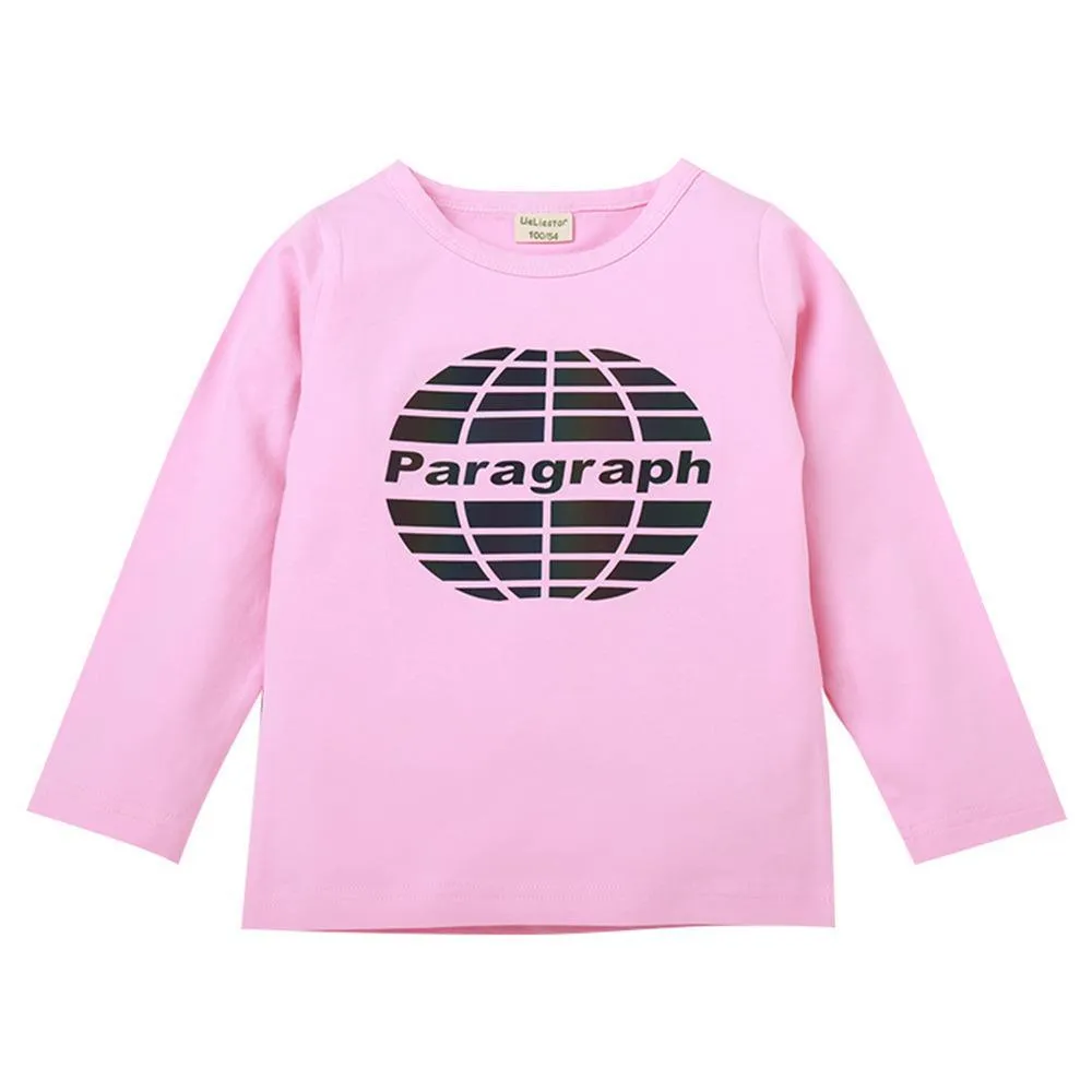 Unisex Cartoon Printed Long Sleeve T-shirts Wholesale