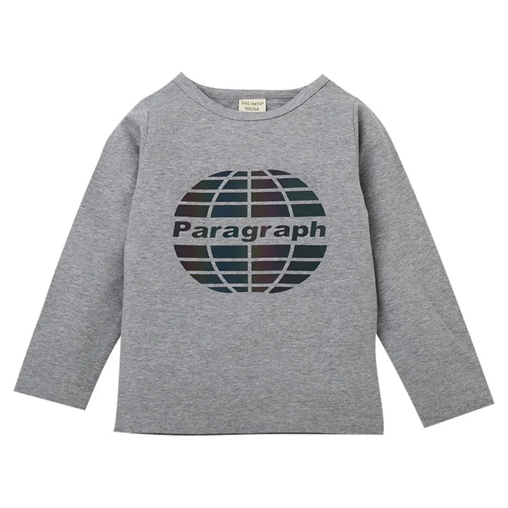 Unisex Cartoon Printed Long Sleeve T-shirts Wholesale