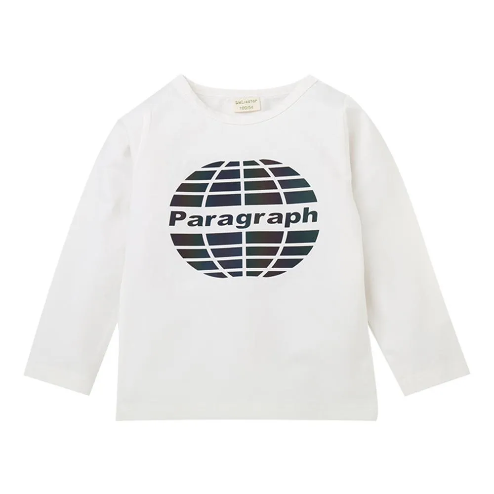 Unisex Cartoon Printed Long Sleeve T-shirts Wholesale