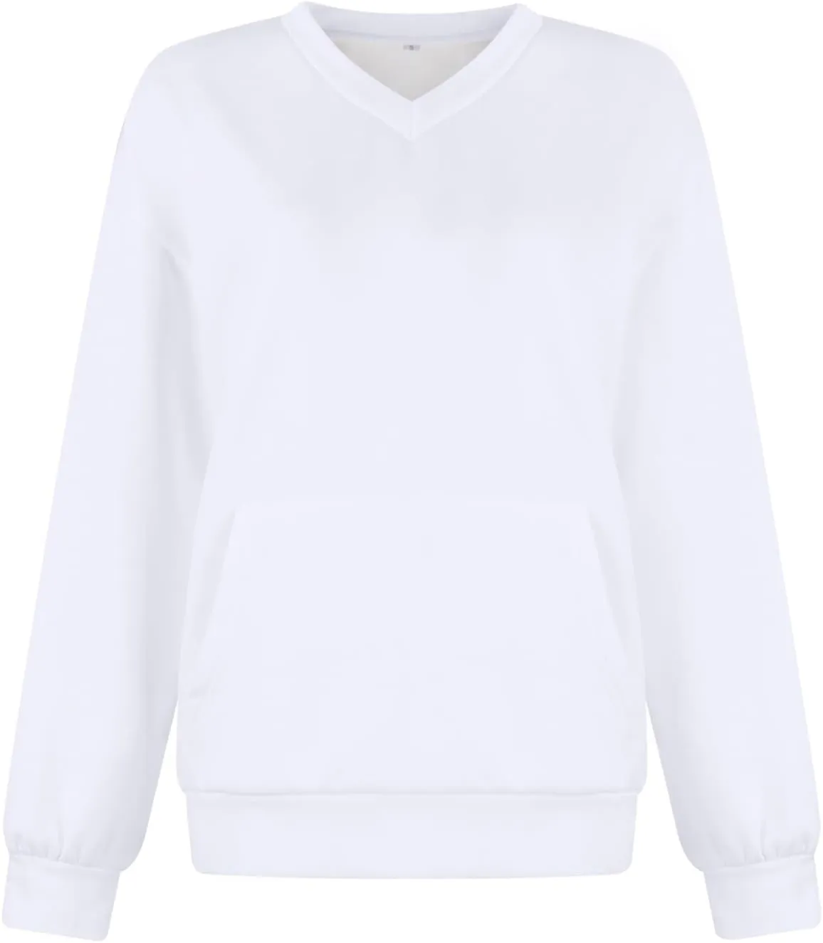 V Neck Sweatshirt Women Fleece Linen Cute Sweatshirts No Hood Comfy Oversized Hoodie with Pockets Winter Sweaters