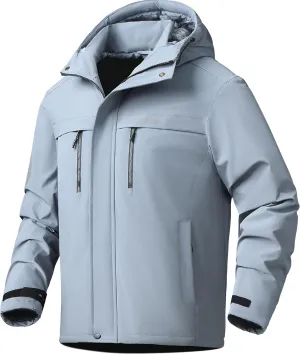 V.A.TOR 189 UNCO&BOROR Men's Winter Thermal Insulated Ski Jacket,Waterproof Coat with Hood for Hiking & Snowboarding