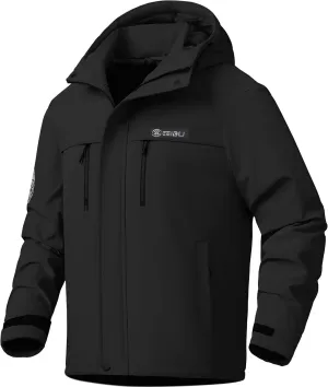 V.A.TOR 189 UNCO&BOROR Men's Winter Thermal Insulated Ski Jacket,Waterproof Coat with Hood for Hiking & Snowboarding