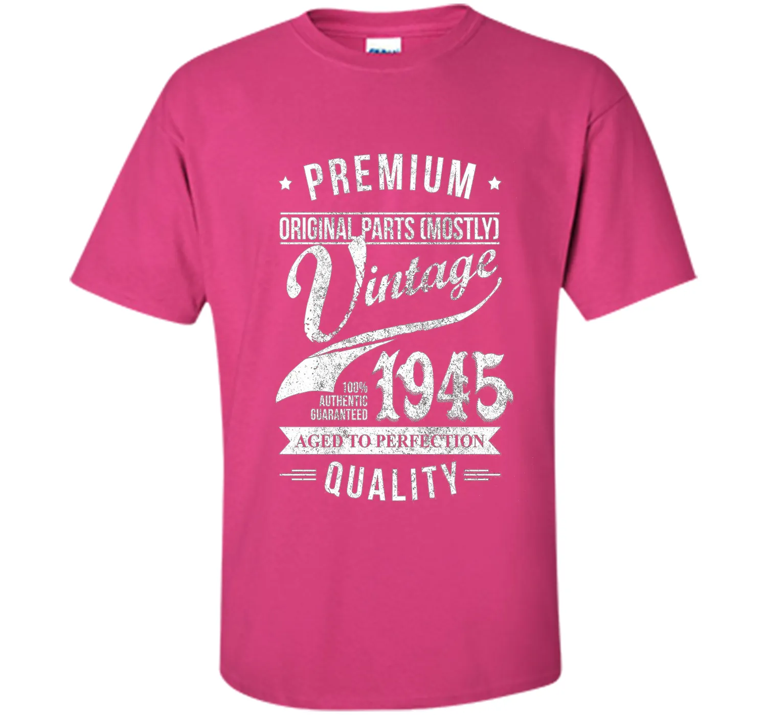 Vintage 1945 T-Shirt. Birthday Gift For 71 Years old.