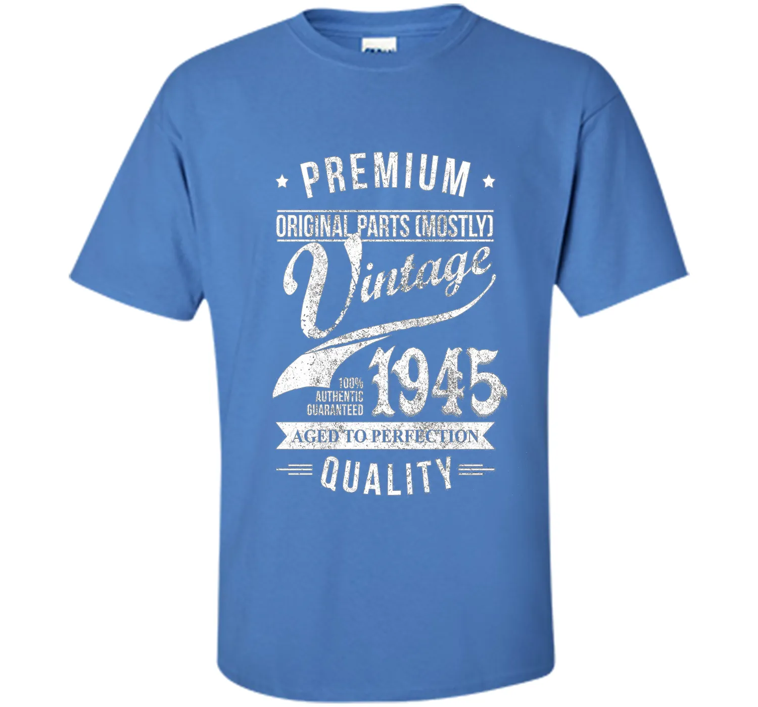 Vintage 1945 T-Shirt. Birthday Gift For 71 Years old.