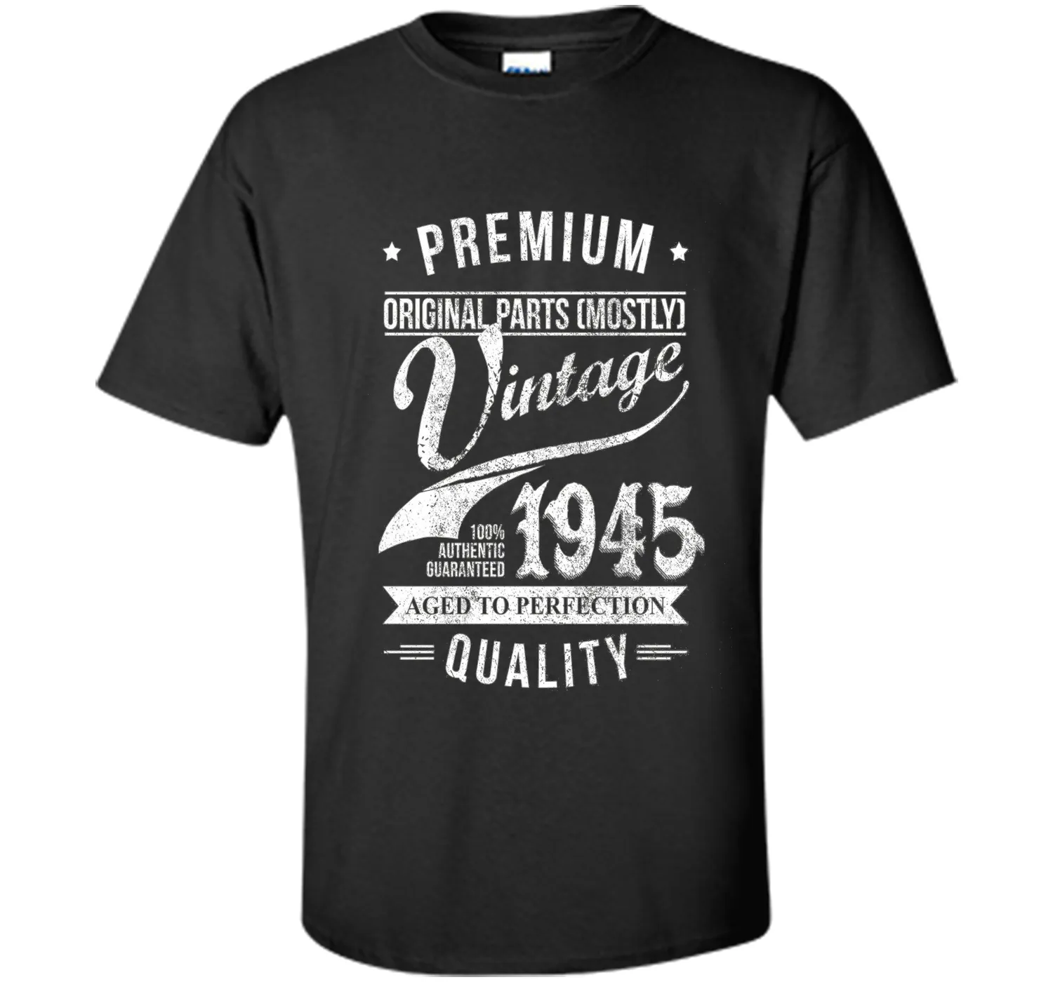 Vintage 1945 T-Shirt. Birthday Gift For 71 Years old.