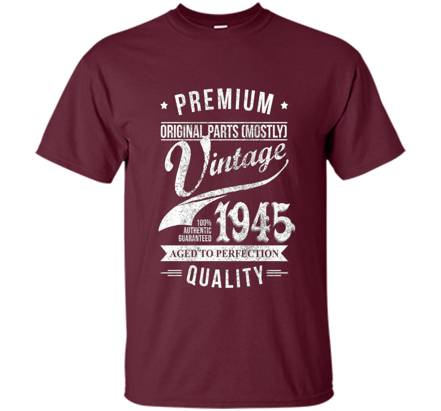 Vintage 1945 T-Shirt. Birthday Gift For 71 Years old.
