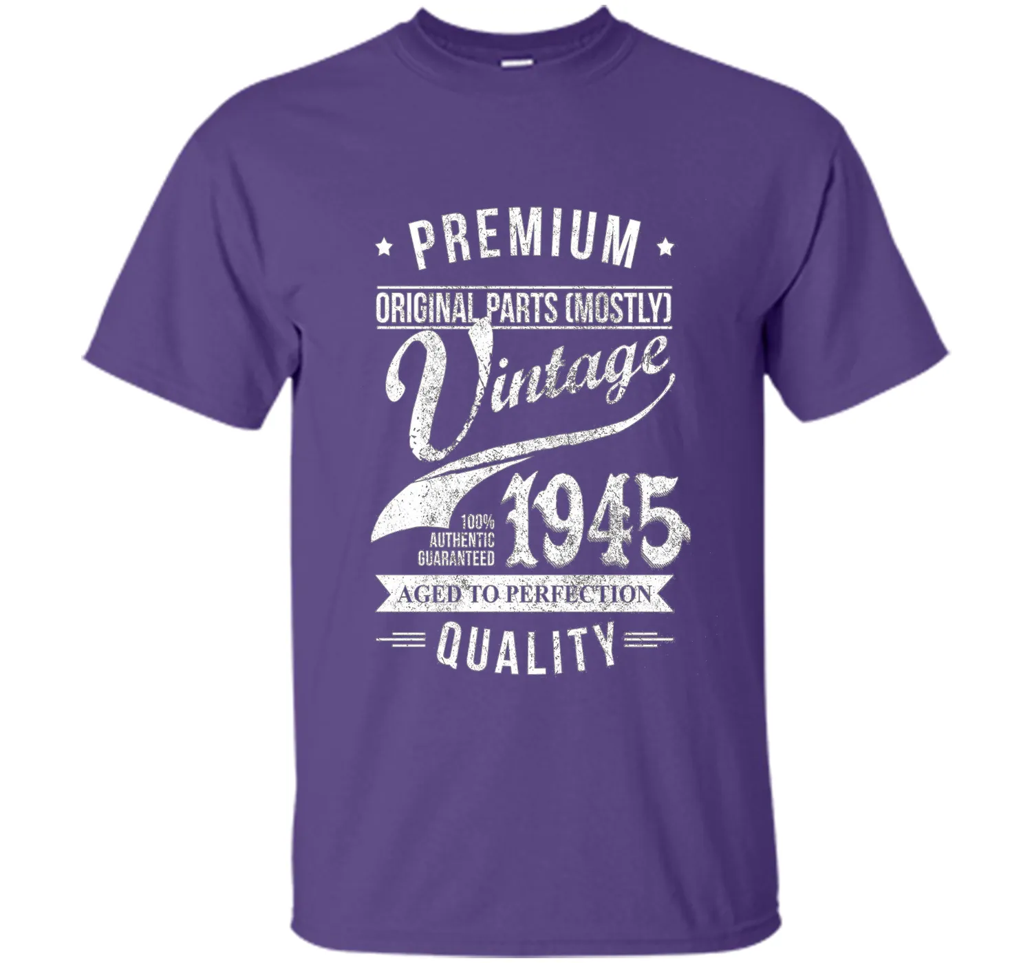 Vintage 1945 T-Shirt. Birthday Gift For 71 Years old.