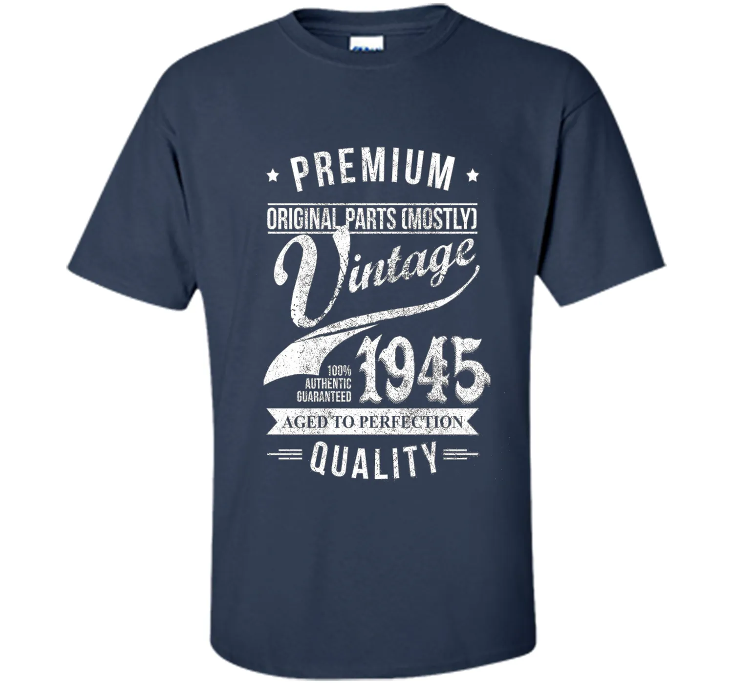 Vintage 1945 T-Shirt. Birthday Gift For 71 Years old.