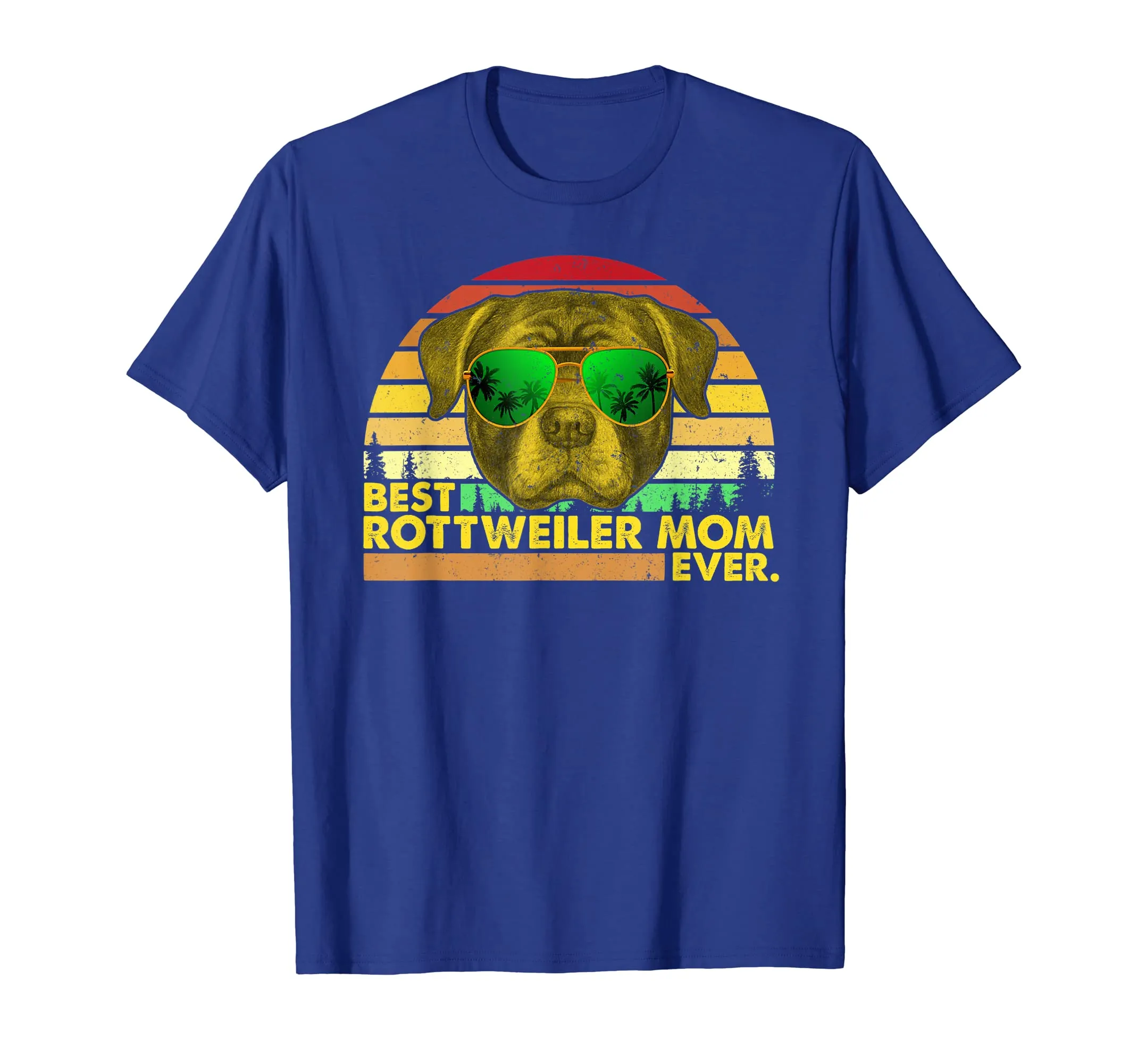 Vintage Best Rottweiler Mom Ever Dog Mommy Mother T-Shirt