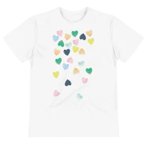 WATERCOLOR CASCADING HEARTS
