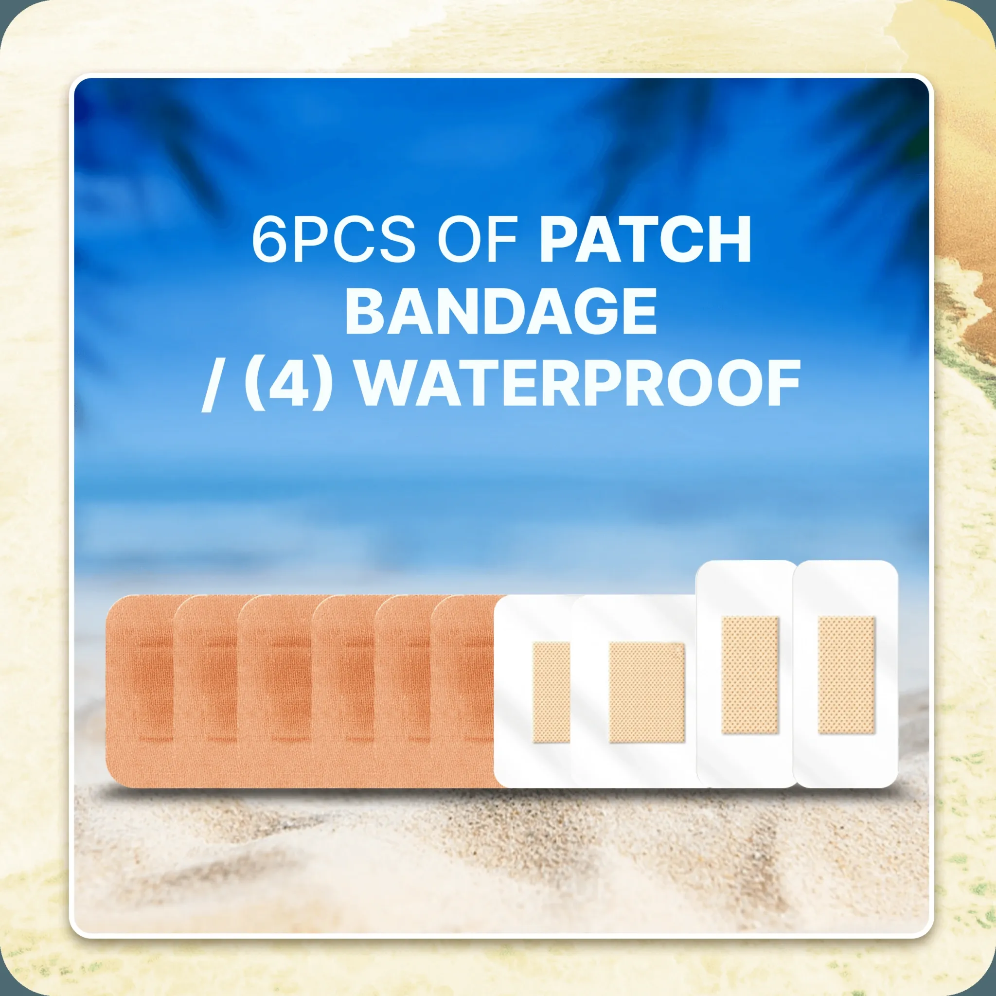 Waterproof Bandages, Cruise Essentials Refill Kit | Deluxe | Waterproof Bandages