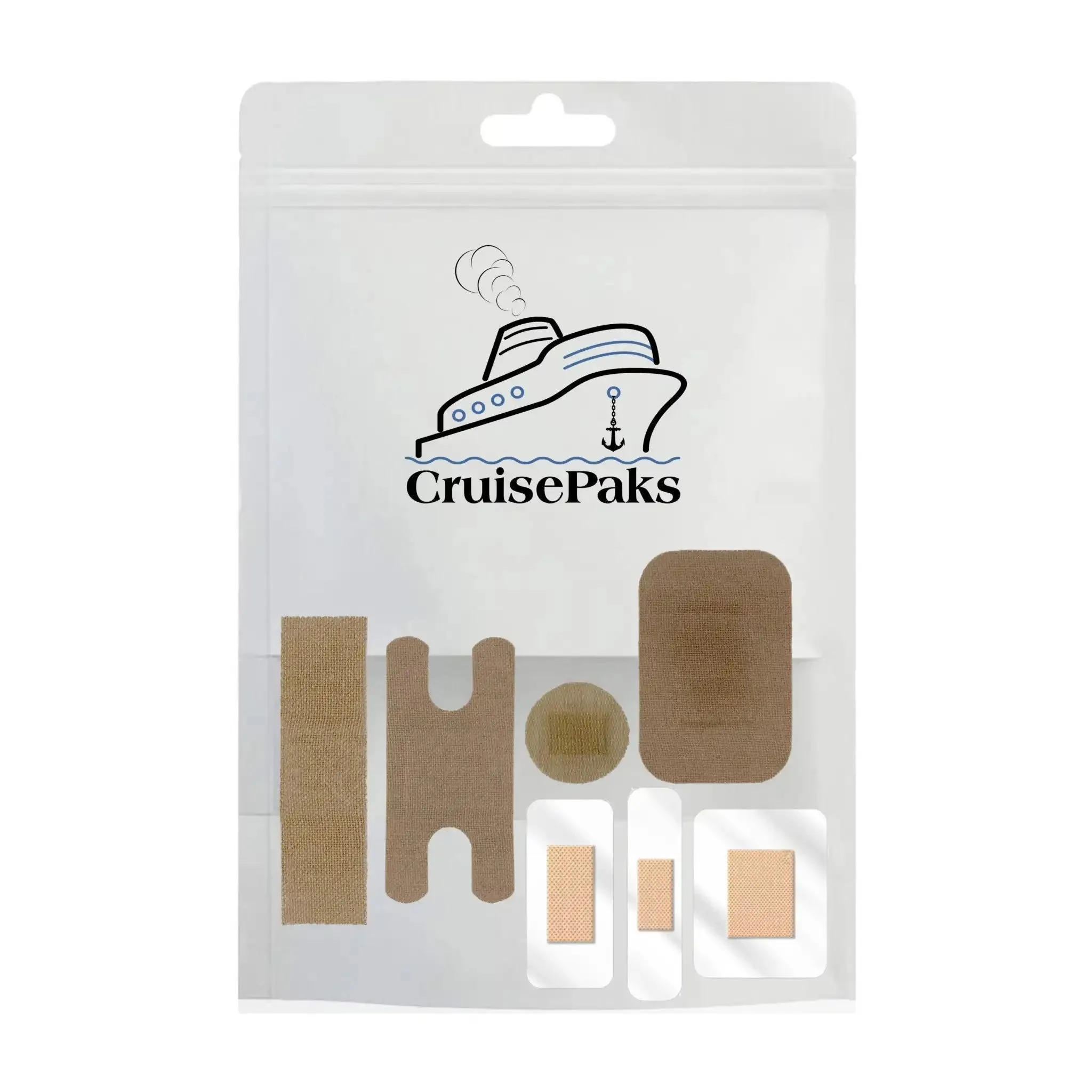 Waterproof Bandages, Cruise Essentials Refill Kit | Deluxe | Waterproof Bandages