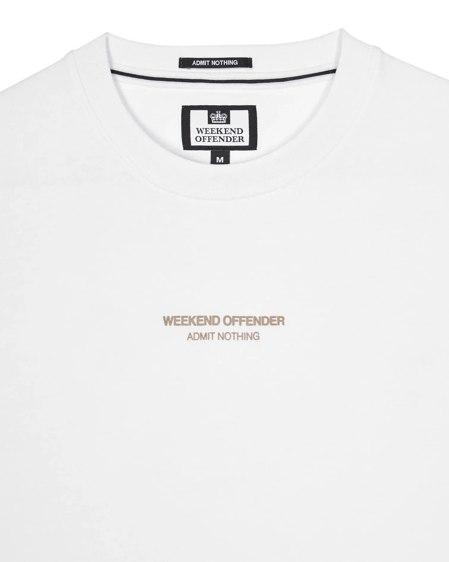Weekend Offender Millergrove T-Shirt White/Mocha Brown