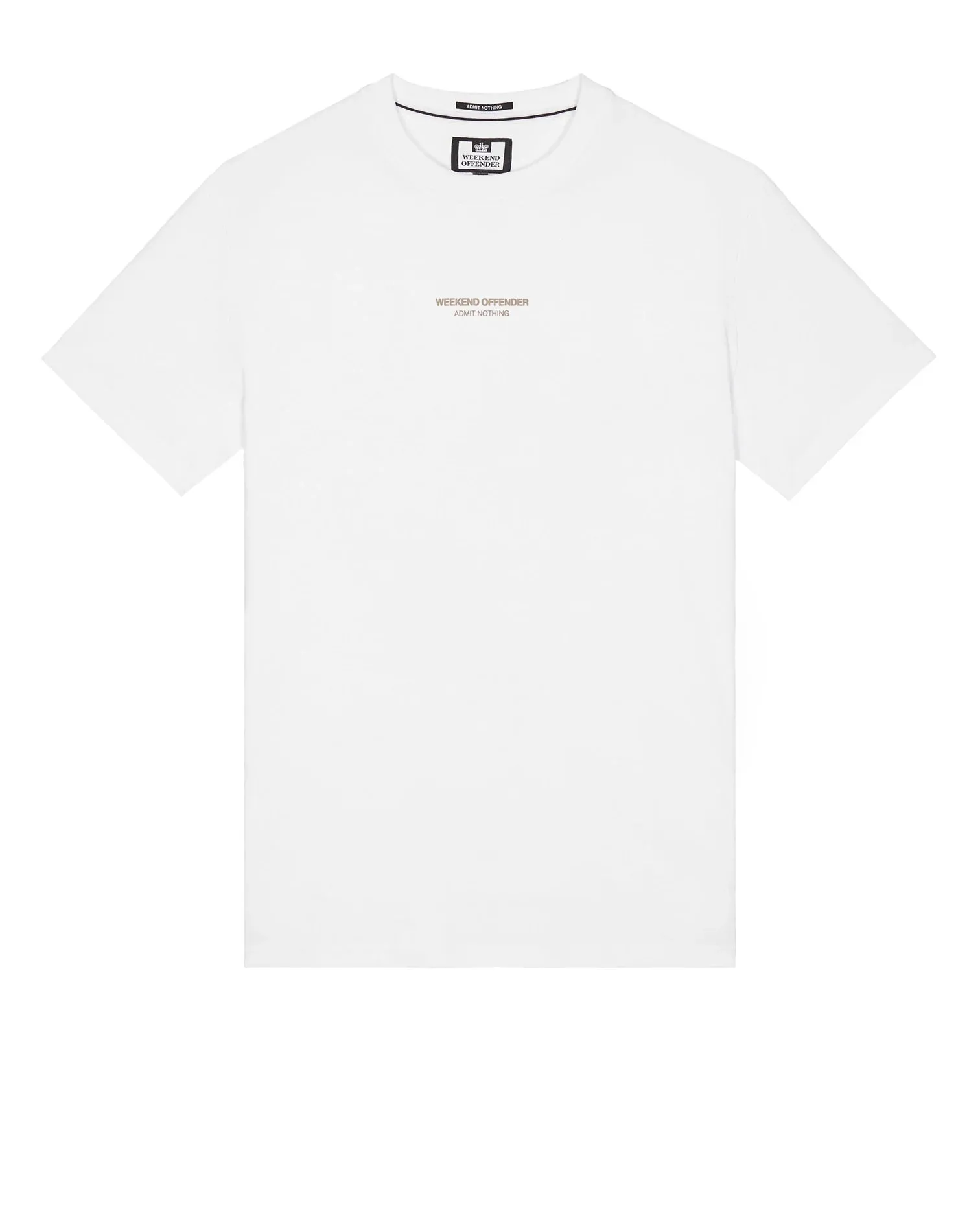 Weekend Offender Millergrove T-Shirt White/Mocha Brown