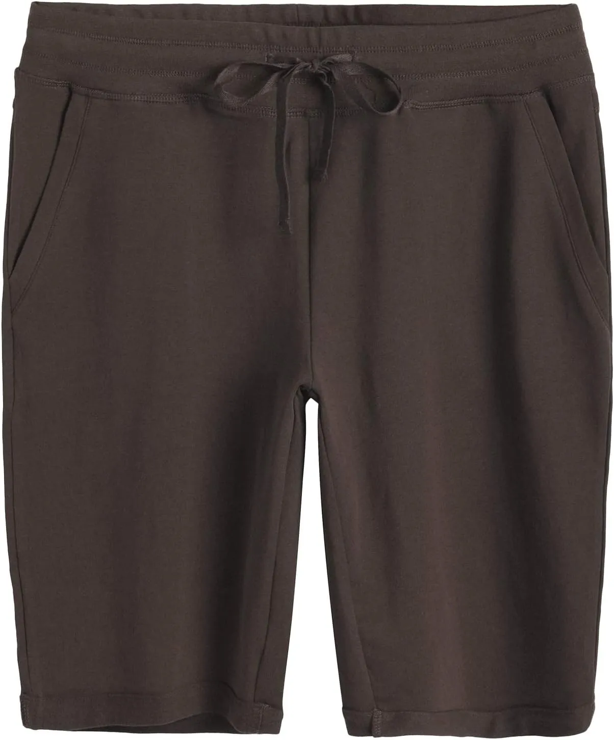 Weintee Women's Cotton Bermuda Shorts with Pockets