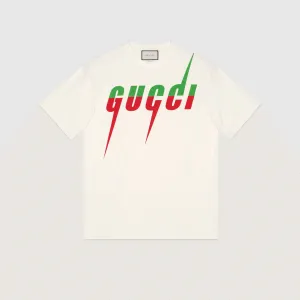 White Blade Print T-Shirt