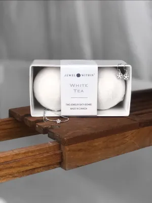 White Tea Jewelry Bath Bomb Set