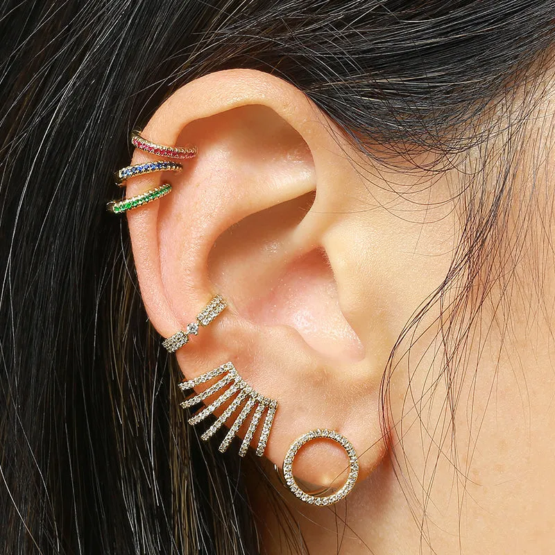 Wide Caged Lobe Cuffs