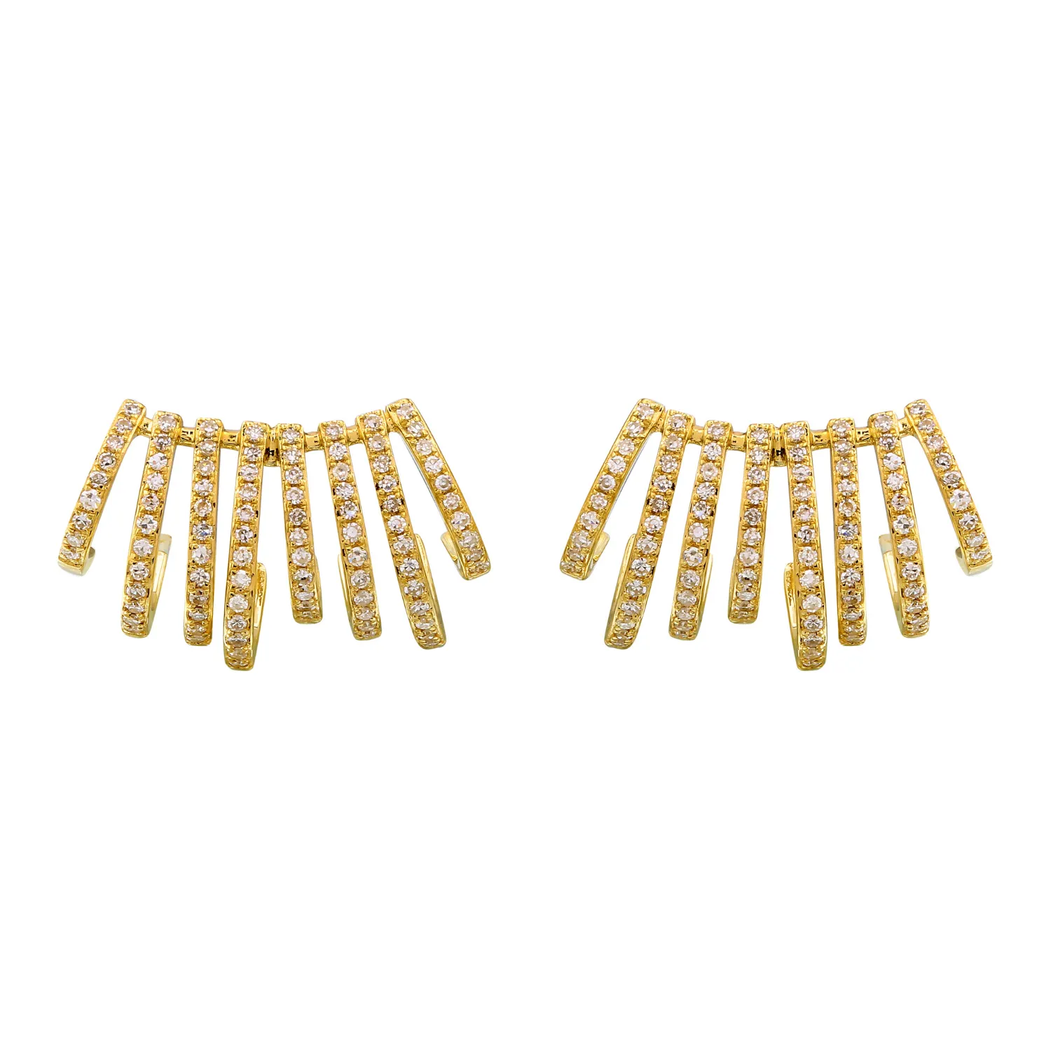 Wide Caged Lobe Cuffs