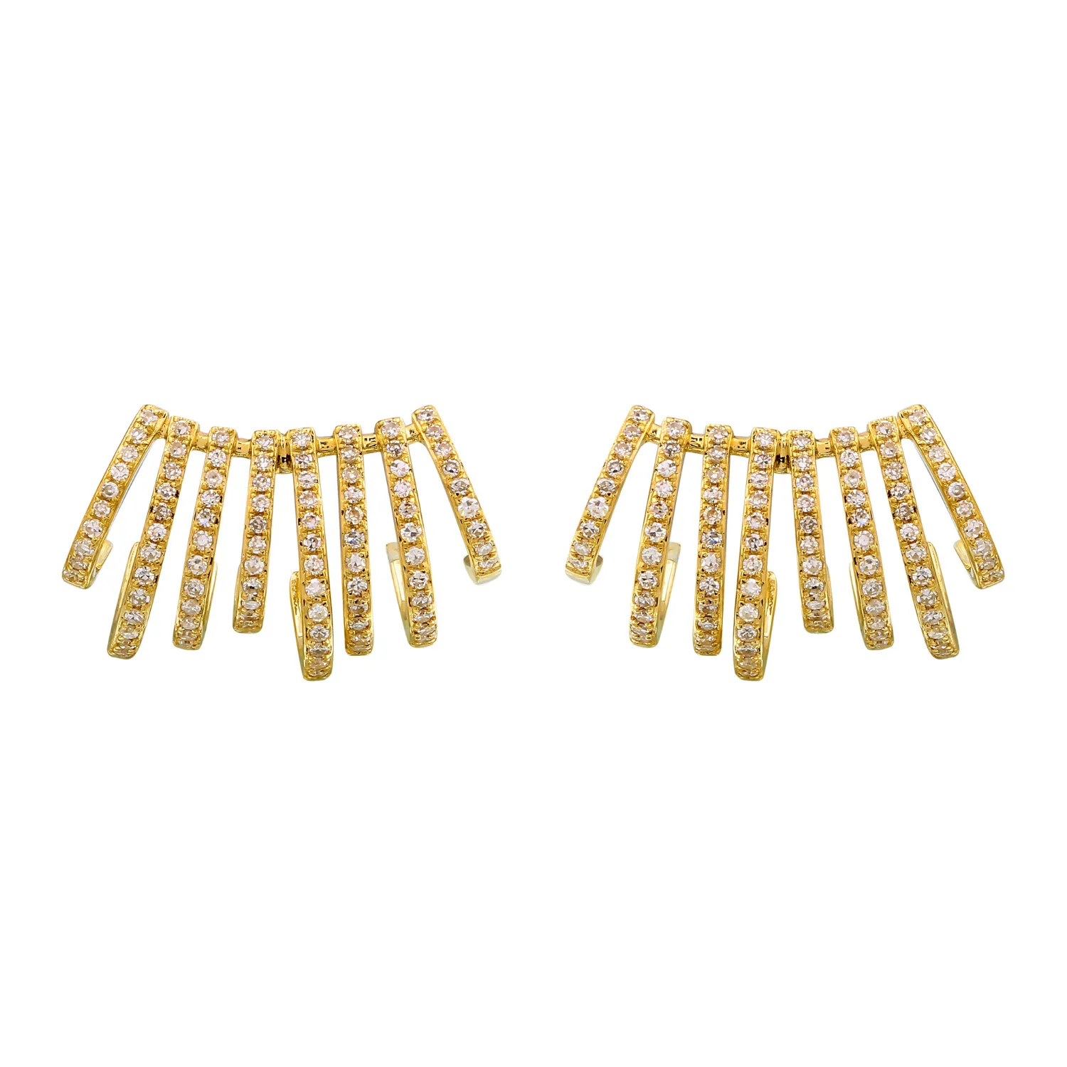 Wide Caged Lobe Cuffs