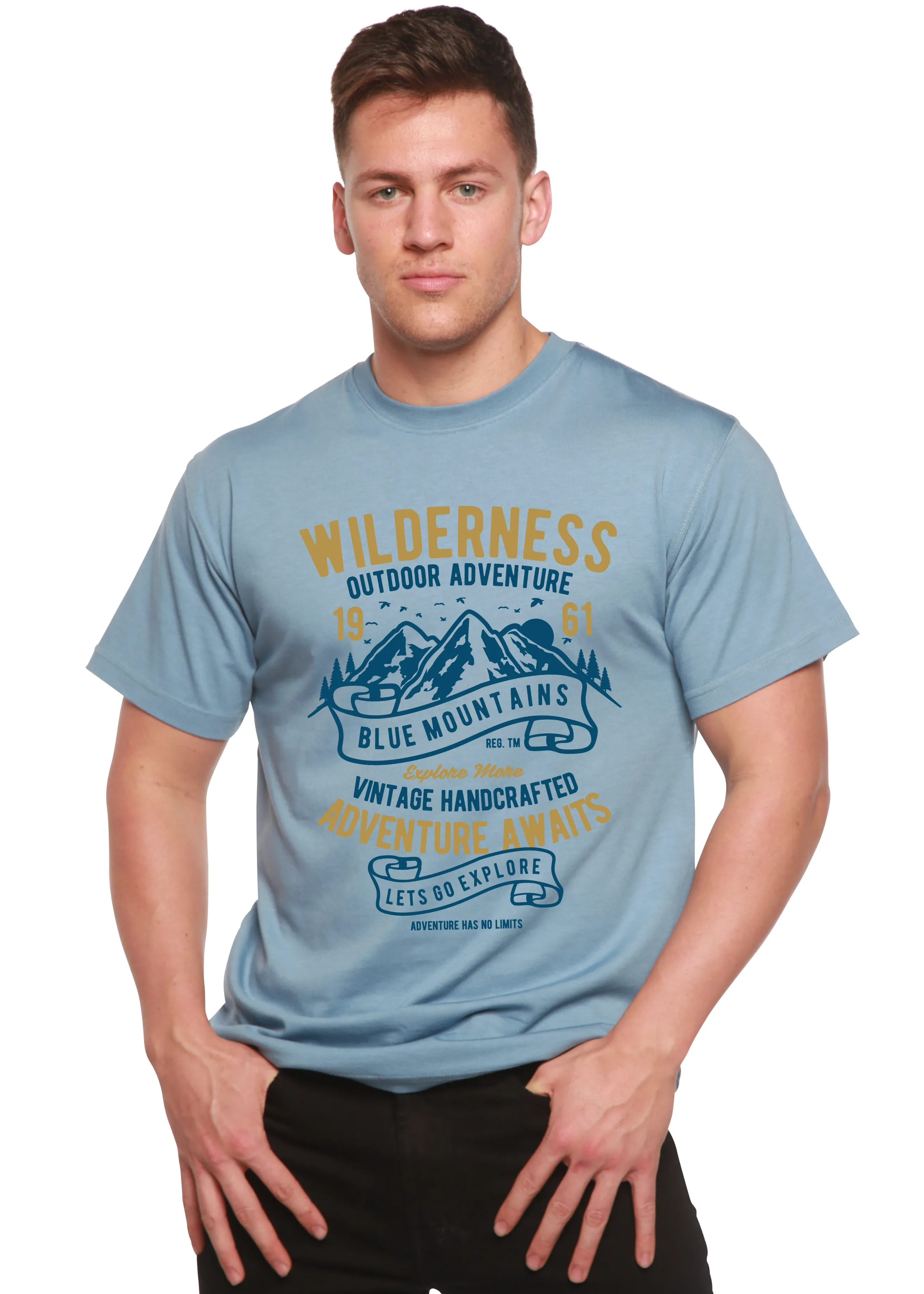 Wilderness Spun Bamboo® Men's Bamboo Viscose/Organic Cotton Short Sleeve Graphic T-Shirt