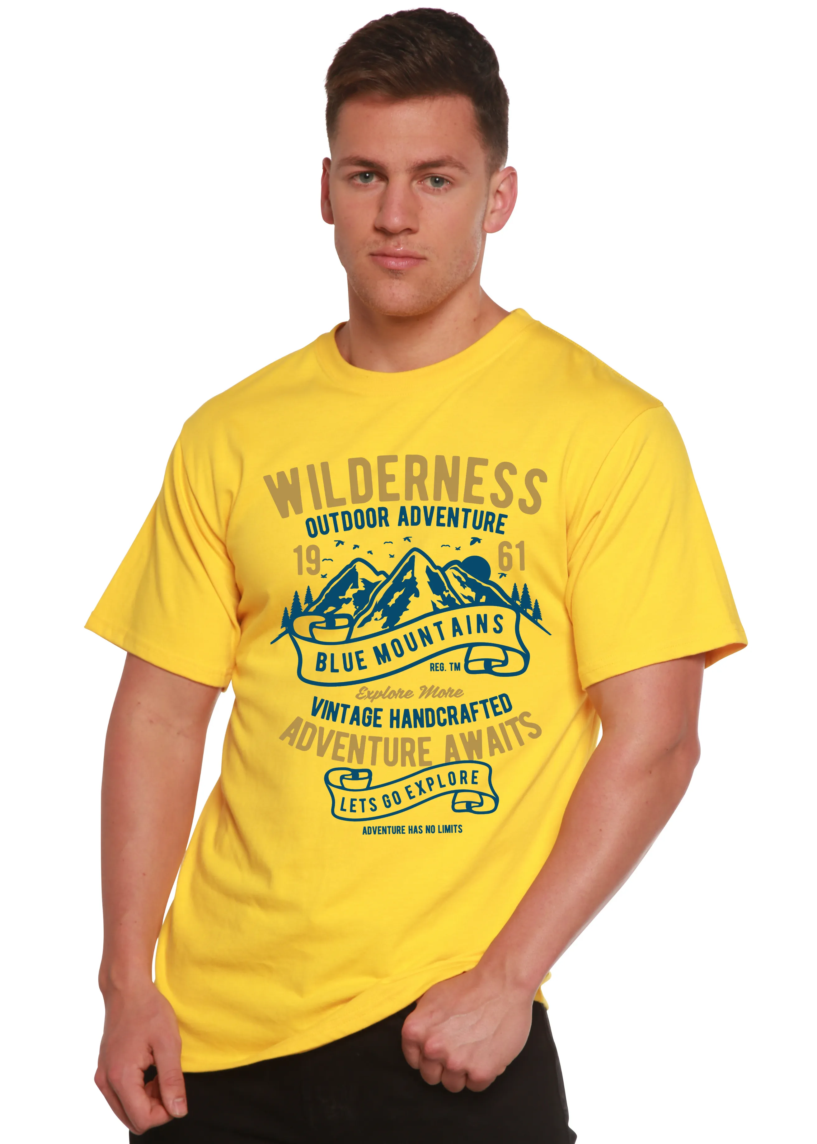 Wilderness Spun Bamboo® Men's Bamboo Viscose/Organic Cotton Short Sleeve Graphic T-Shirt