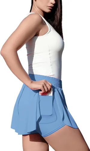 Women Flowy Shorts Butterfly Skirt 0-18