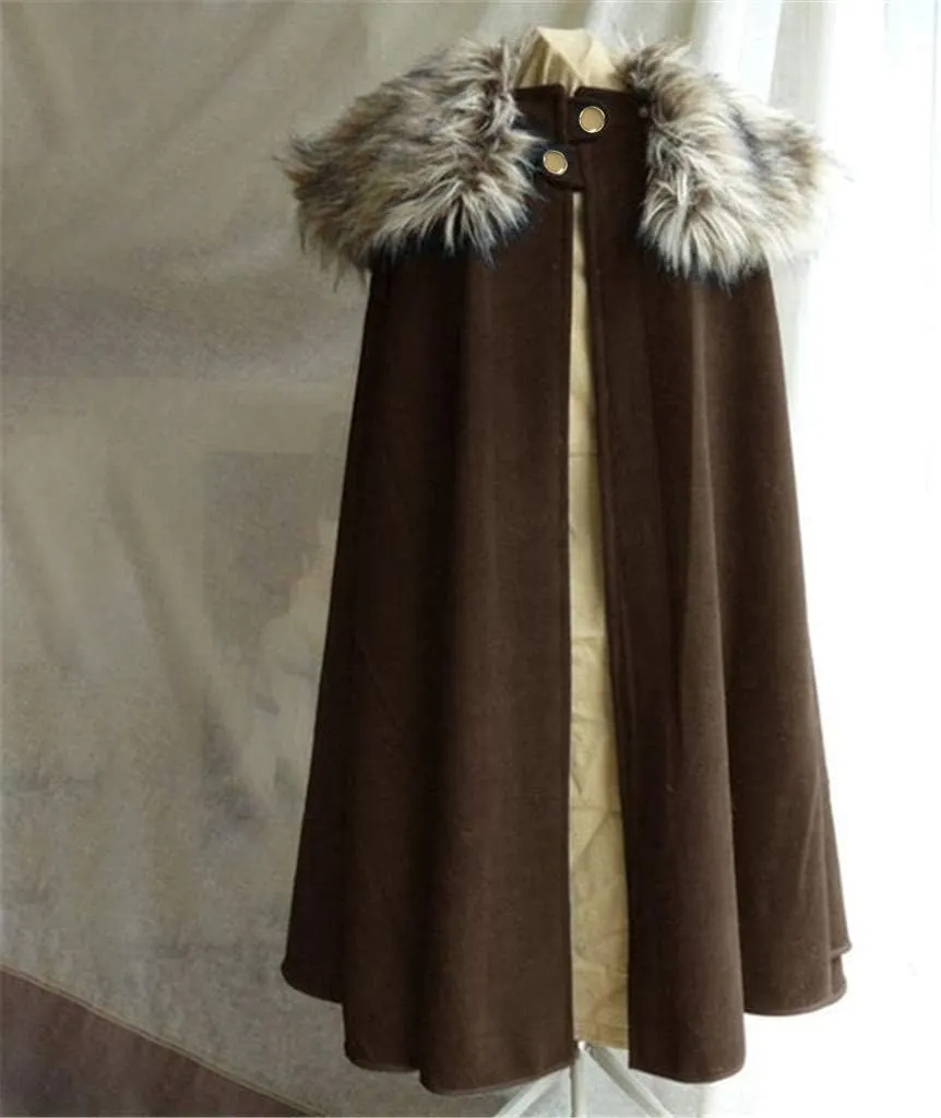 Women Hooded Poncho Cape Vintage Plus Size Outwear Winter Trench Coat Open Front Wool Blend Cardigan Jacket Cloak