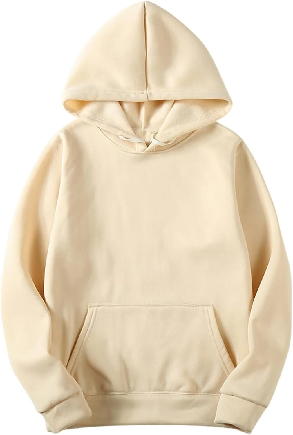 Women Solid Color Hoodie Trendy 2024 Sweatshirt Shirts Comfy Long Slevee Pullover Sweater Tops With Pockets