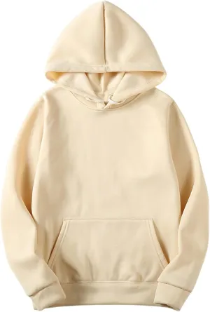 Women Solid Color Hoodie Trendy 2024 Sweatshirt Shirts Comfy Long Slevee Pullover Sweater Tops With Pockets