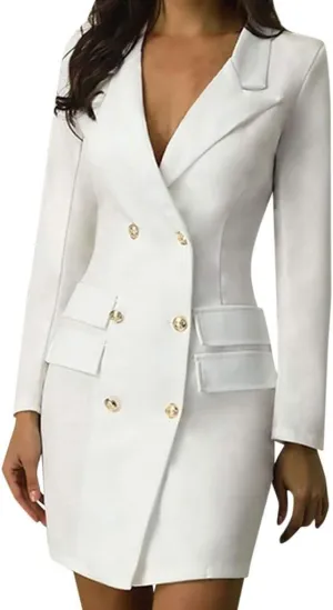 Womens Blazer Open Front Sexy Elegant Formal Suit Jackets Dress for Work Office Business Coat Foreign Jackets