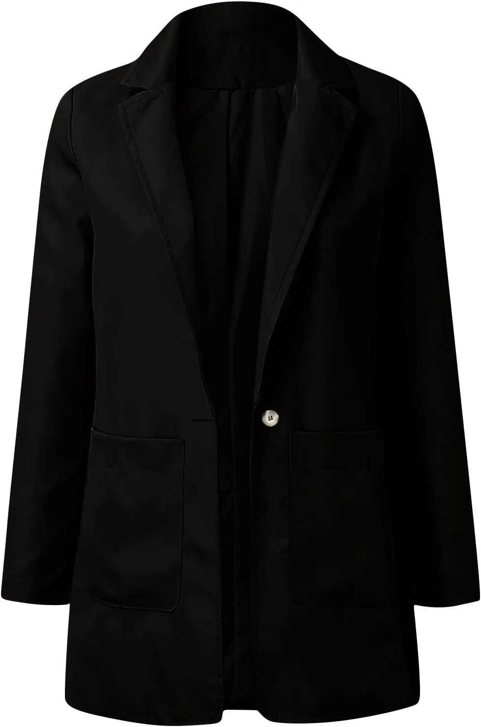 Womens Casual Blazers 2024 Winter Open Front Long Sleeve Work Office Suit Jackets Blazer