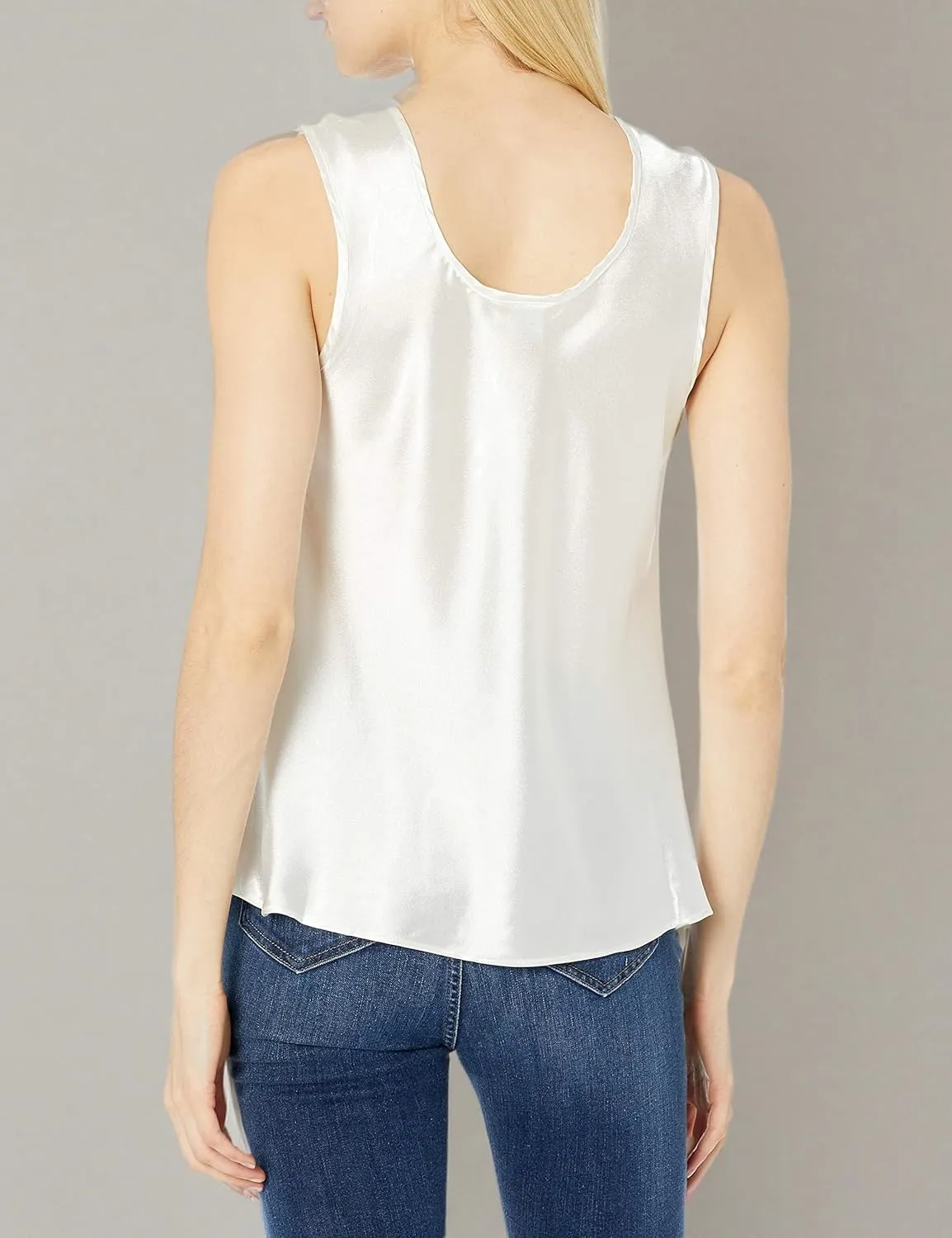 Women's Charmeuse Camisole with Medallion Lace
