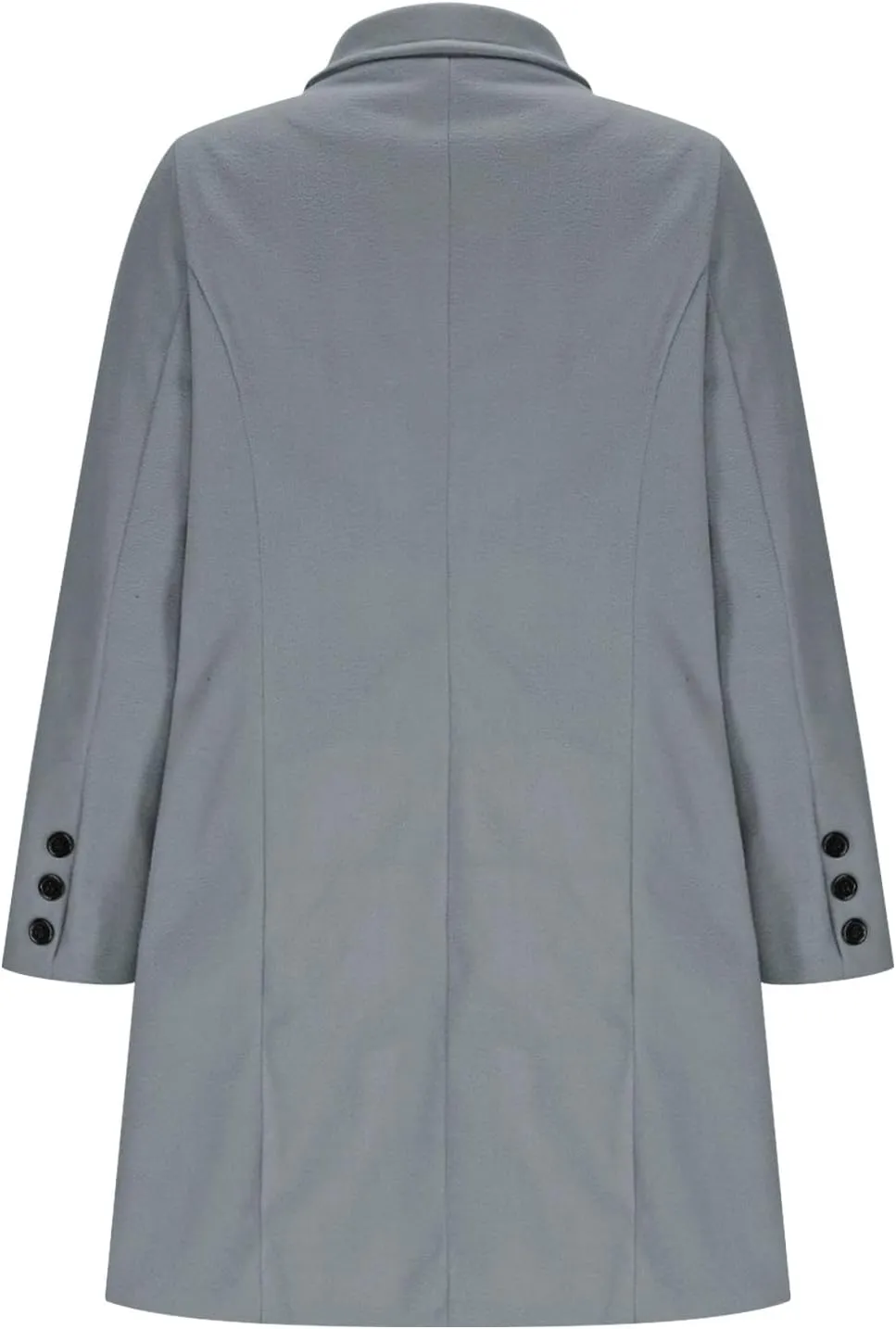 Women's Double Breasted Trench Coat Business Casual Lapel Slim Overcoat Long Blazer Jackets Plus Size Outwear