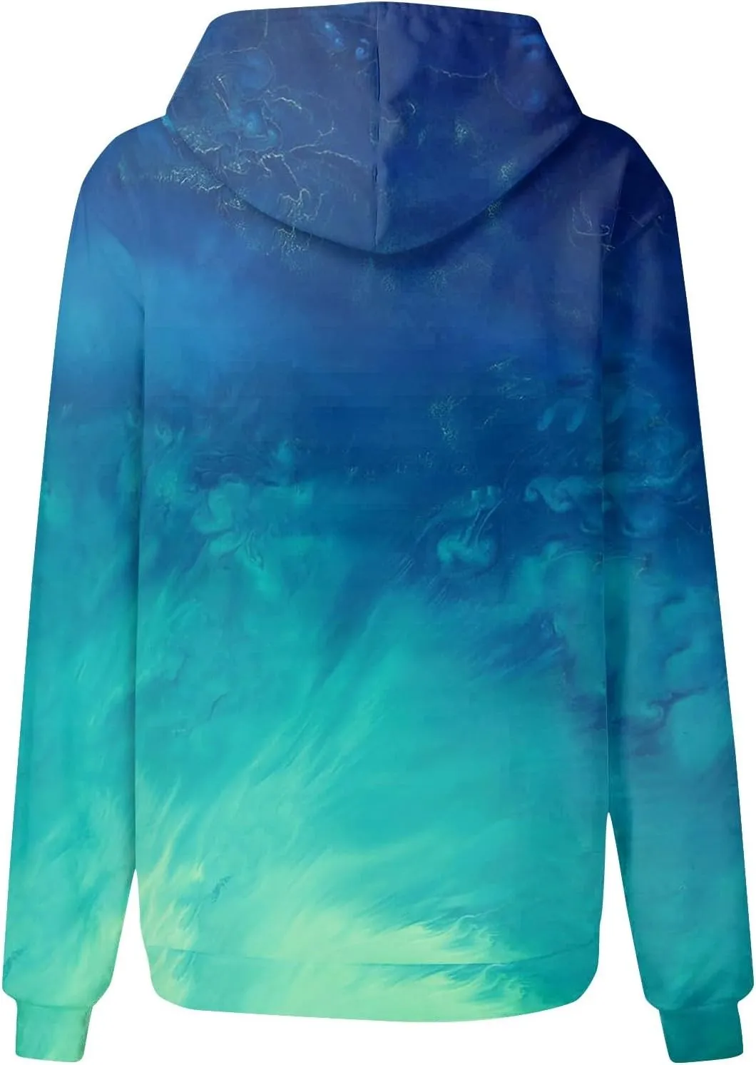 Womens Hoodies Long Sleeve Loose Sweatshirt Graphic Top Drawstring Pullover Hooded Hoodie Fall Outfits with Pocket