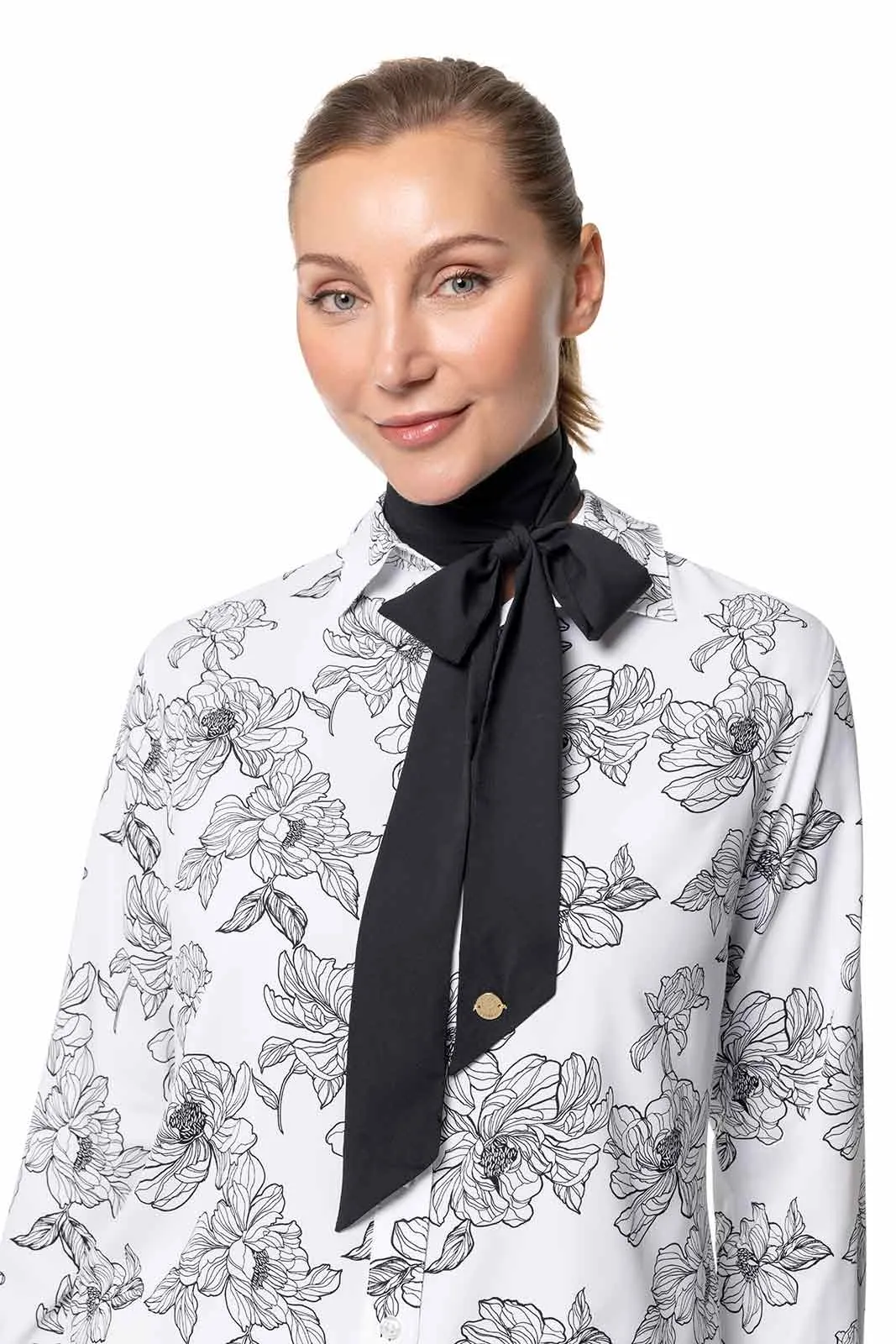 Women's Lantana Neck Bow | Black