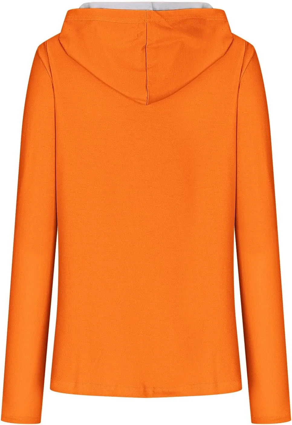 Womens Pullover Hoody Tops with Thumb Holes Plus Size Long Sleeve Fall Spring Shirts No Feece Not Sweatshirt Tops