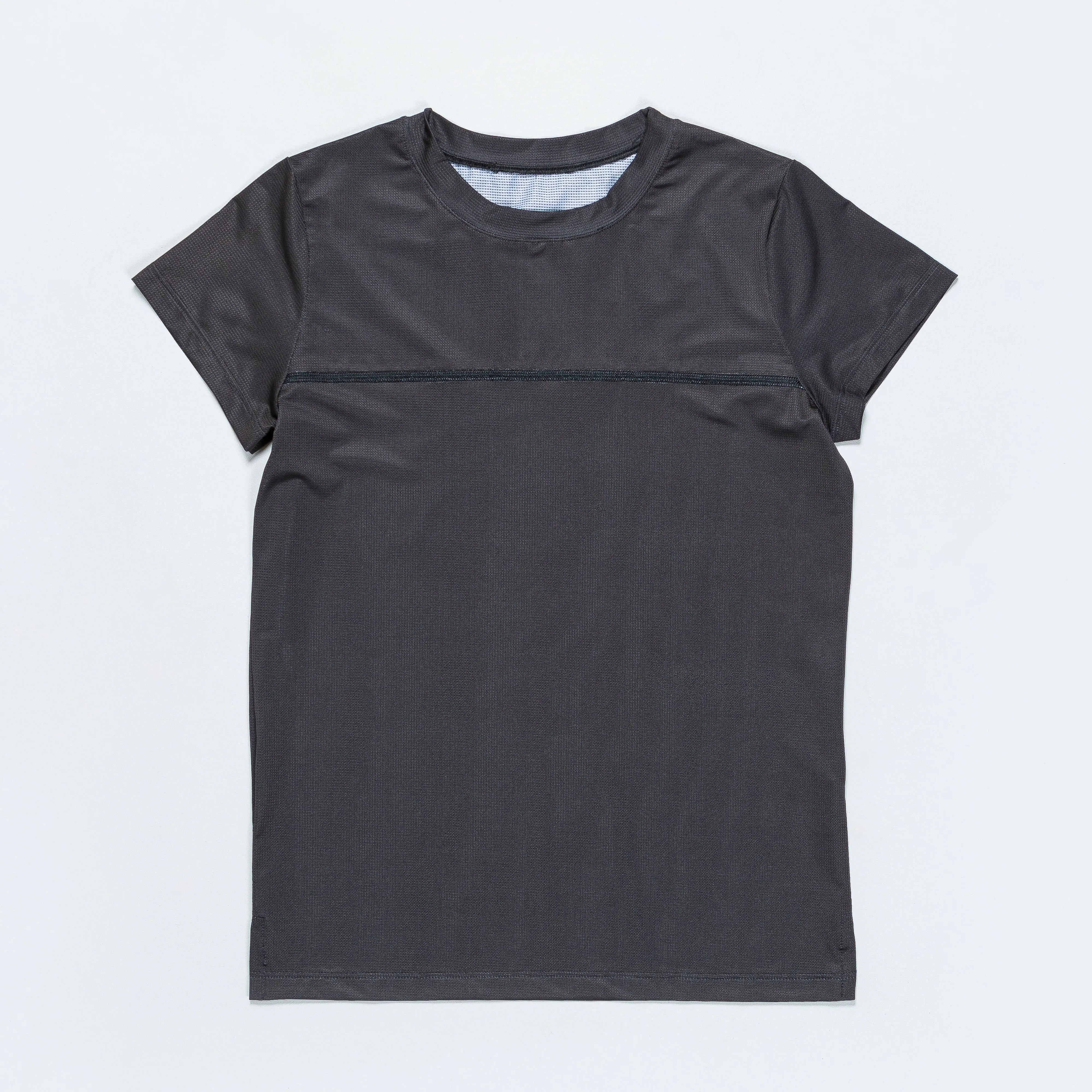Womens Run Tee - W. Black