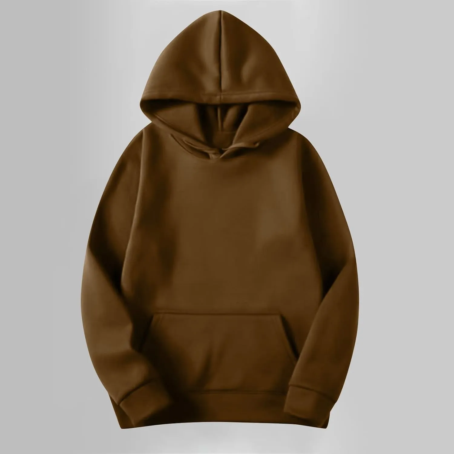 Womens Solid Color Oversized Hoodies Trendy Hooded Sweatshirts Pullover Cute Sweater Tops Teen Girls Clothes 2024