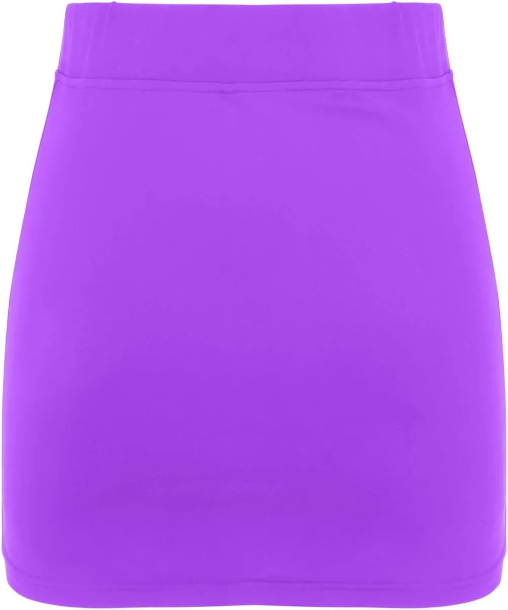 Women's Tennis Shorts with Pockets Solid Golf Mini Skirts Plus Size Tummy Control Skinny Active Summer Workout 2 in 1 Shorts