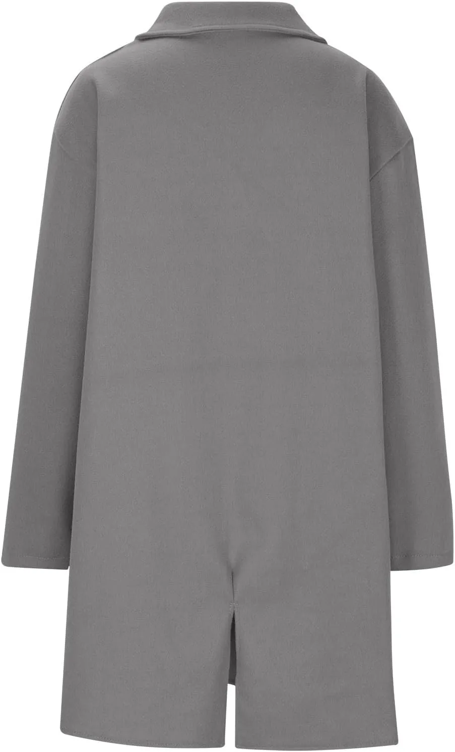 Women's Warm Double Breasted Wool Pea Coat Business Trench Coat Jacket Winter Elegant Coats for Women Lapel Jackets