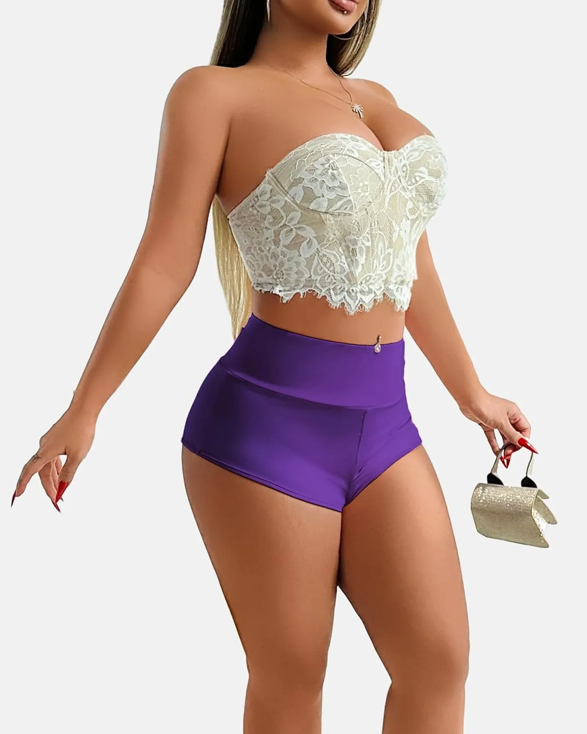 Women's Yoga Shorts Booty Butt Lifting Scrunch Shorts Sexy High Waisted Pole Dance Workout Gym Active Hot Pants Rave Outfits