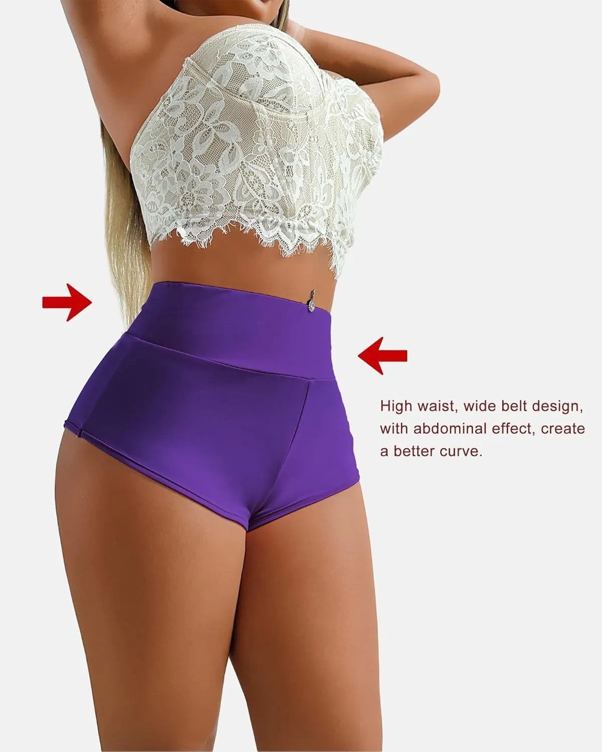 Women's Yoga Shorts Booty Butt Lifting Scrunch Shorts Sexy High Waisted Pole Dance Workout Gym Active Hot Pants Rave Outfits