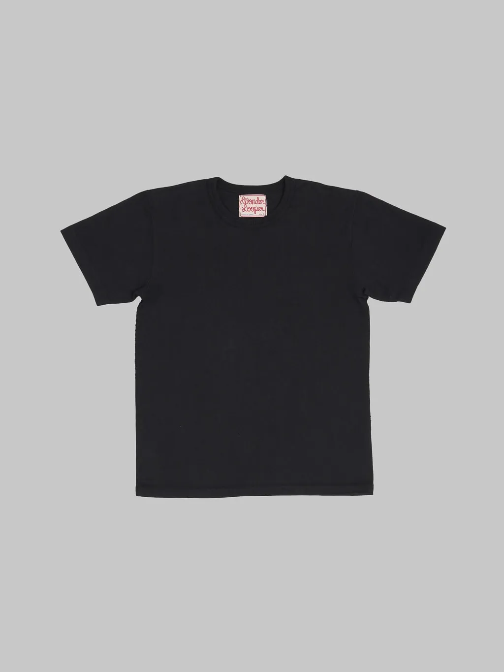 Wonder Looper Double Heavyweight Crewneck T-Shirt Black