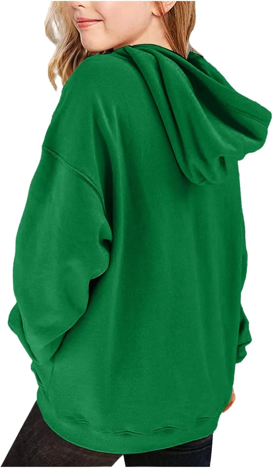ZDRZK Hoodies for Girls Oversized Casual Fleece Cute Sweatshirts Long Sleeve Pullover Teen Girls Y2K Fall Clothes