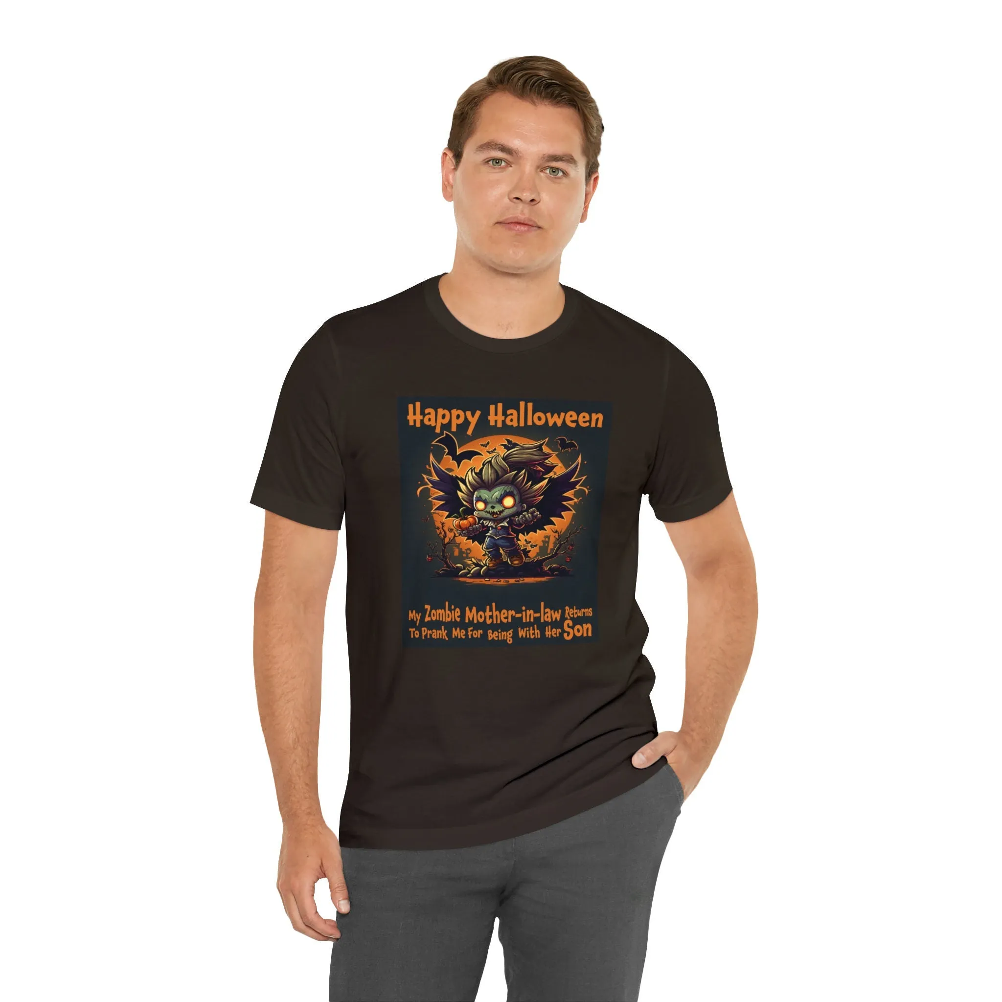 Zombie Mother-in-law Returns Tshirt | m23 T-shirts | Mother-in-law | Happy Halloween | Halloween clothe Pet Pattern