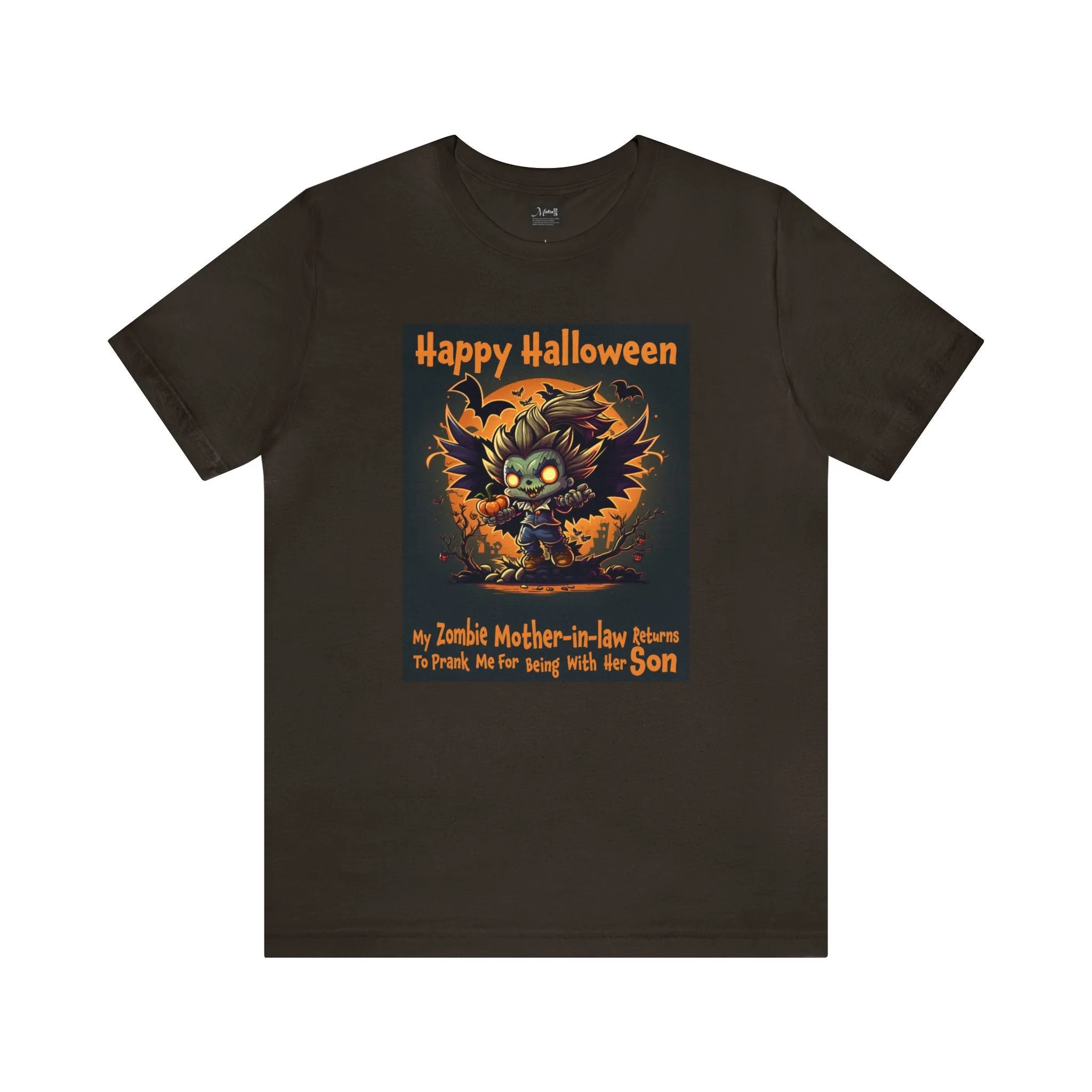 Zombie Mother-in-law Returns Tshirt | m23 T-shirts | Mother-in-law | Happy Halloween | Halloween clothe Pet Pattern
